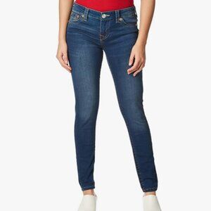 NWT True Religion Women's Halle Mid Rise Super Skinny Fit Jean Dream Catcher